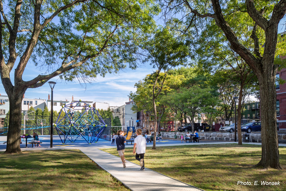 CBA Designed Paris Street Playground Glowingly Mentioned on Boston.com 