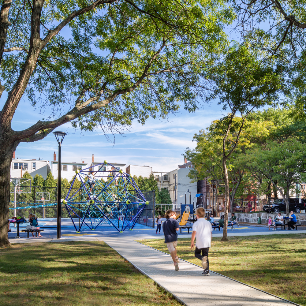 Mommypoppins.com "11 Innovative Boston Playgrounds Where Kids Learn as They Play" Features 2 CBA Playgrounds