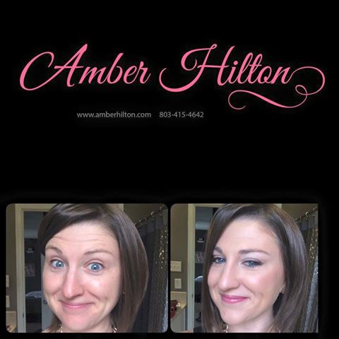 Here is a before and after of Brittany. She came here with one brush and makeup she had no idea about. She left with the beautiful face on the right that she achieved all by herself! She learned how to use brushes and where all her products needed to be placed.