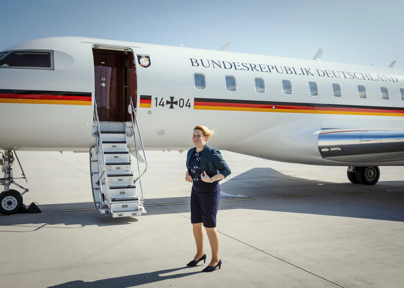 Unterwegs mit Familienministerin Franziska Giffey nach Athen. Für den Focus.