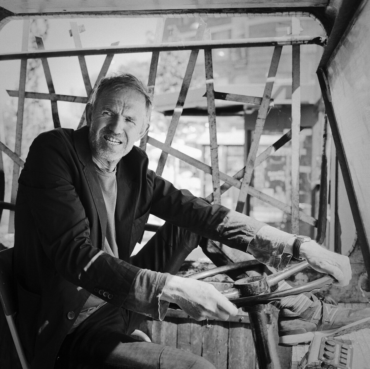 Portraits of the photographer Anton Corbijn by Steffen Roth.