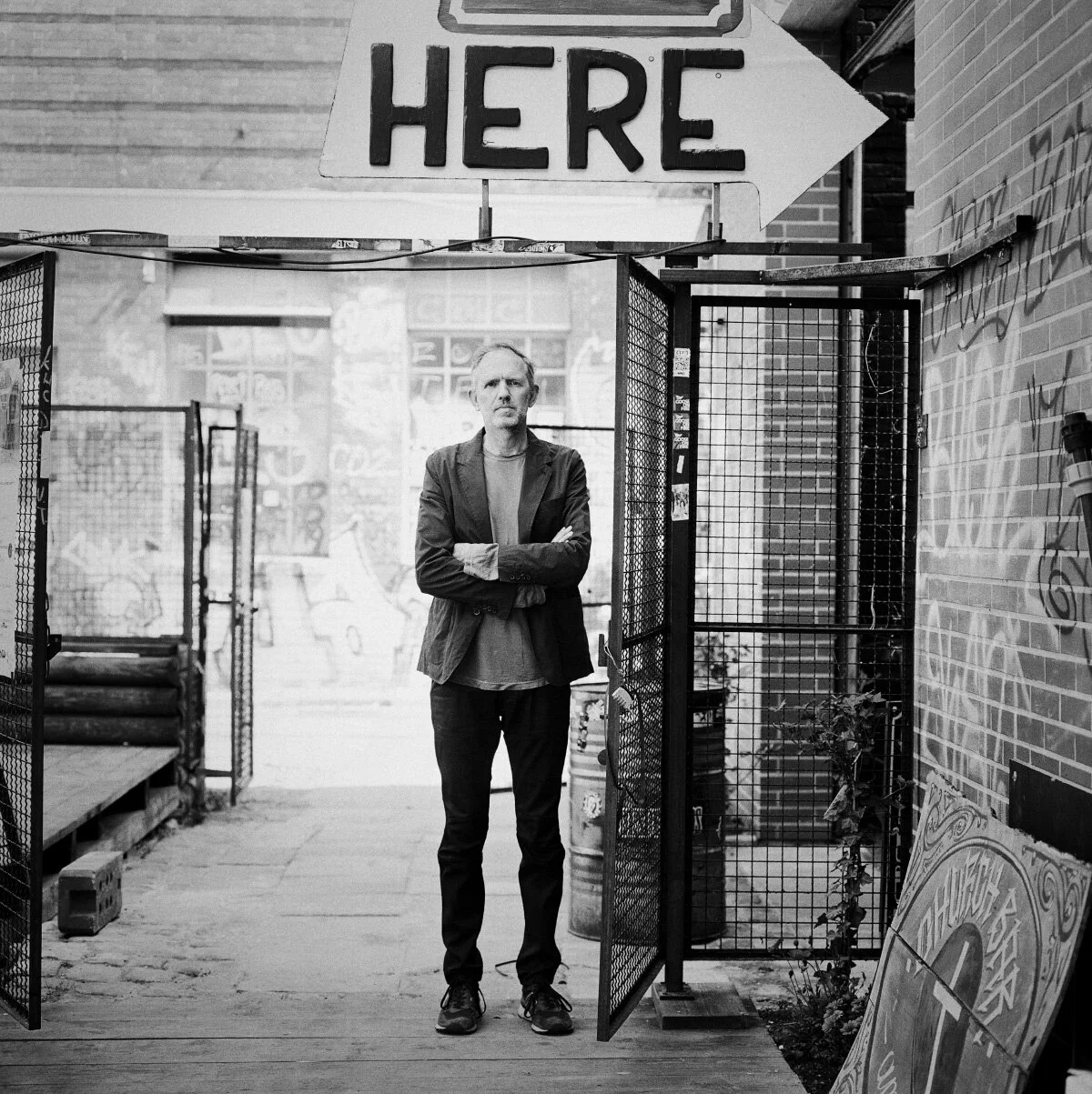 Portraits of the photographer Anton Corbijn by Steffen Roth.