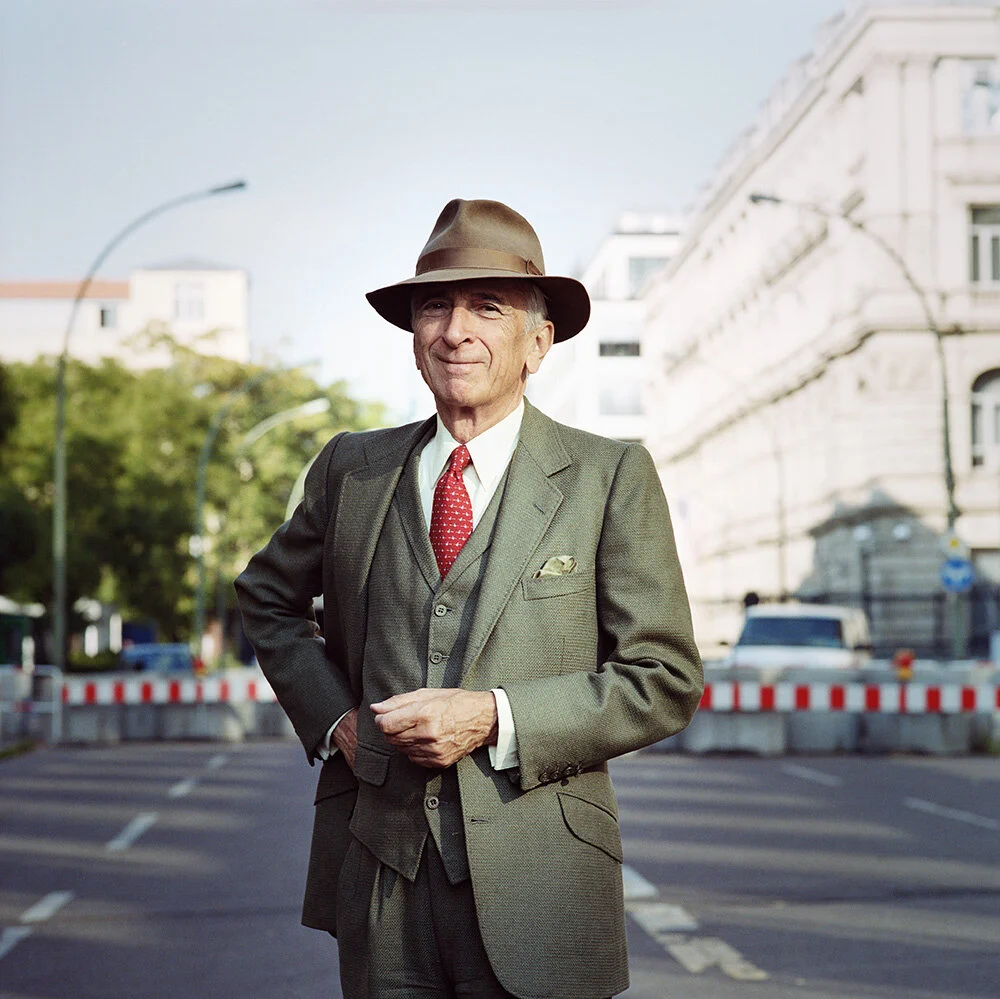 The journalist Gay Talese, photographed 2006 in Berlin by Steffen Roth.