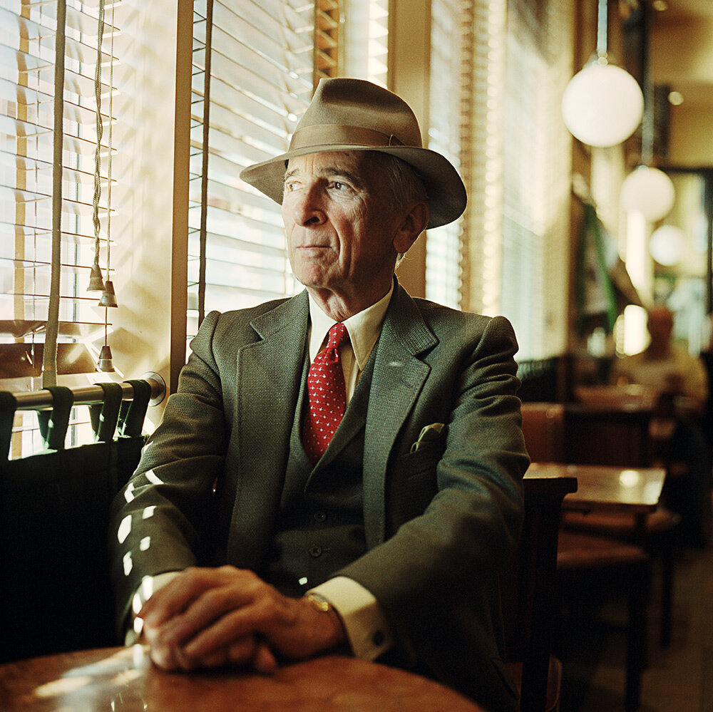 The journalist Gay Talese, photographed 2006 in Berlin by Steffen Roth.