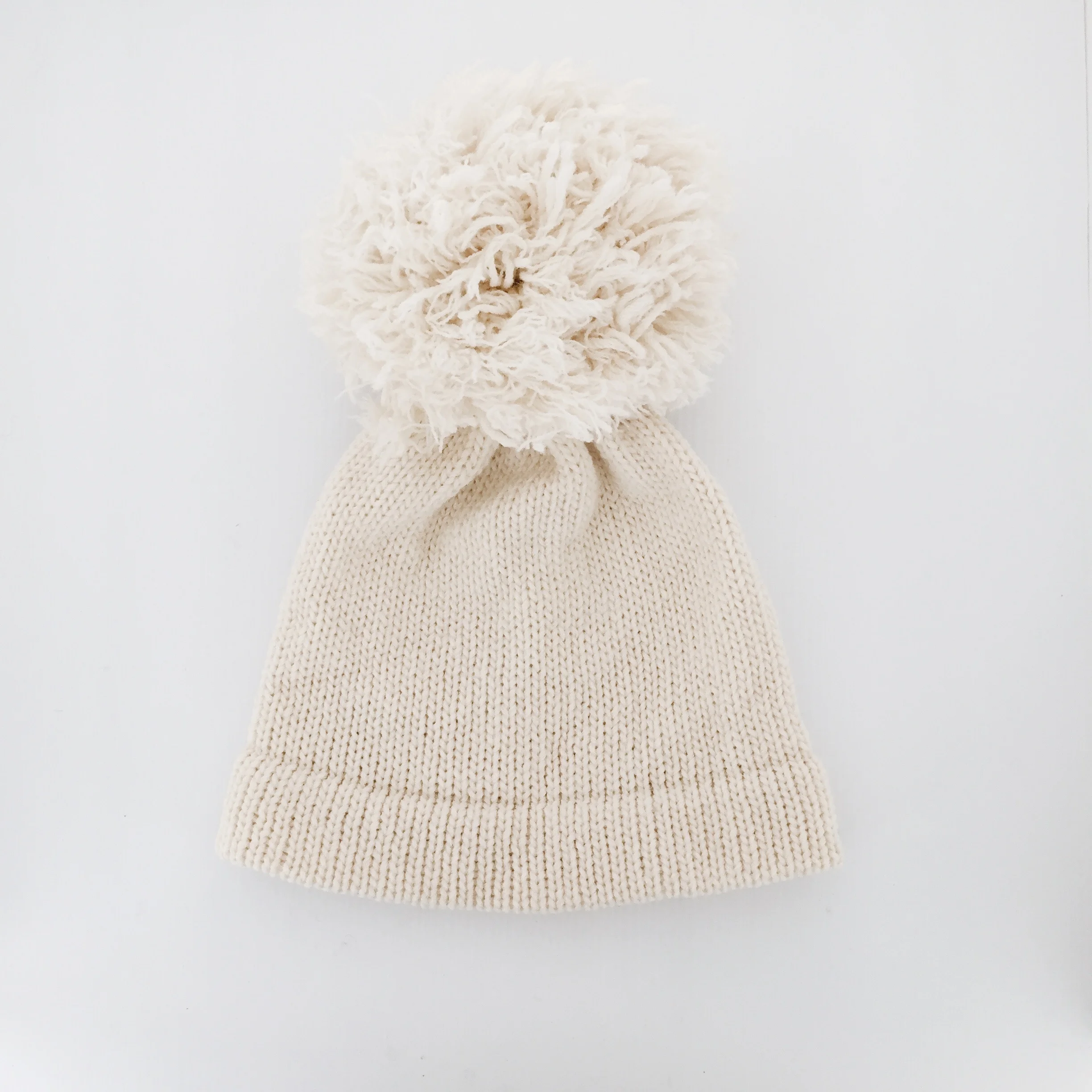 Giant Pom Pom Beanie - Ivory.jpg