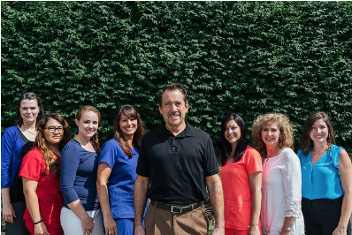 Front Row (L to R): Dr. Joe A. Graves Back Row (L to R): Brittni, Beth, Donna, Katie, Amanda, Mary, Karin