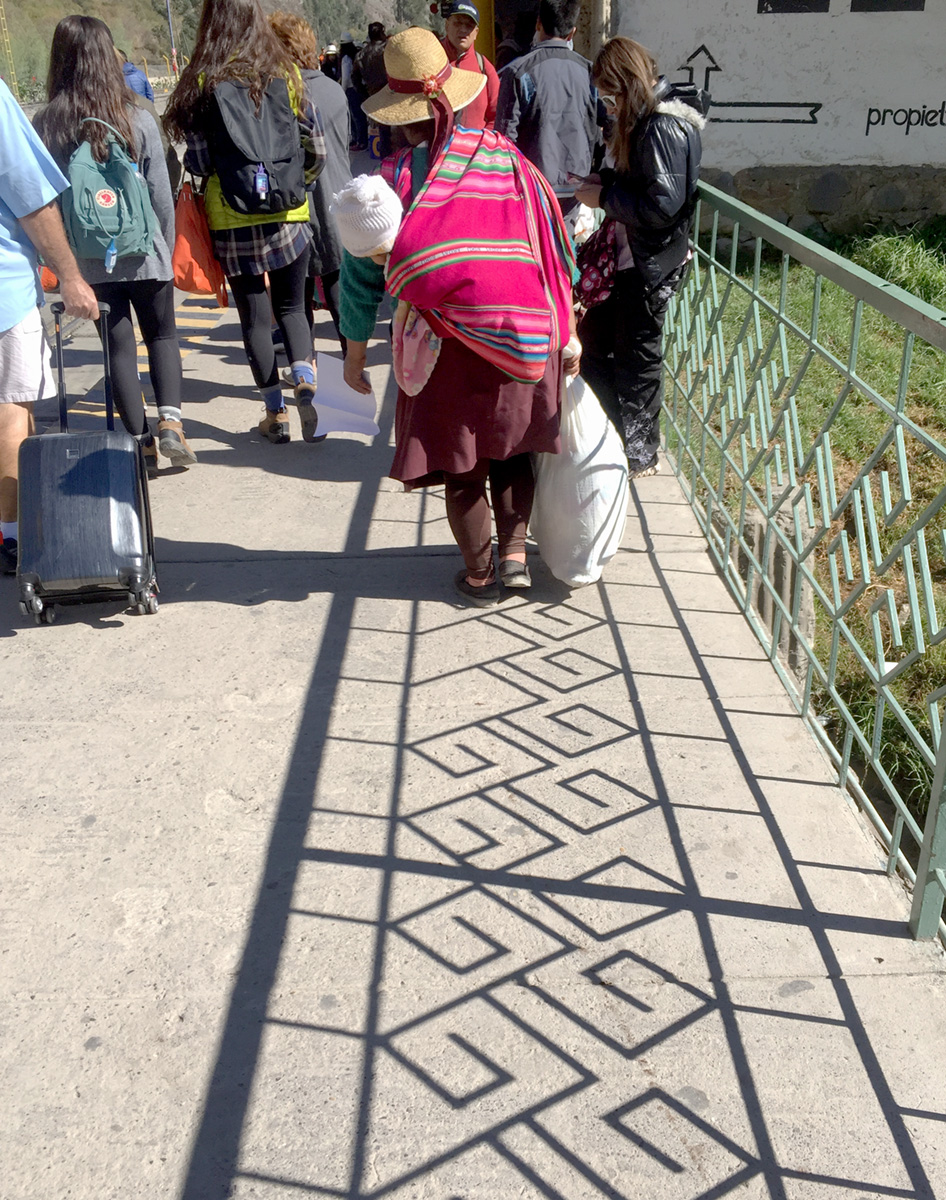  Passengers awaiting the train departure from Ollantaytambo Station 