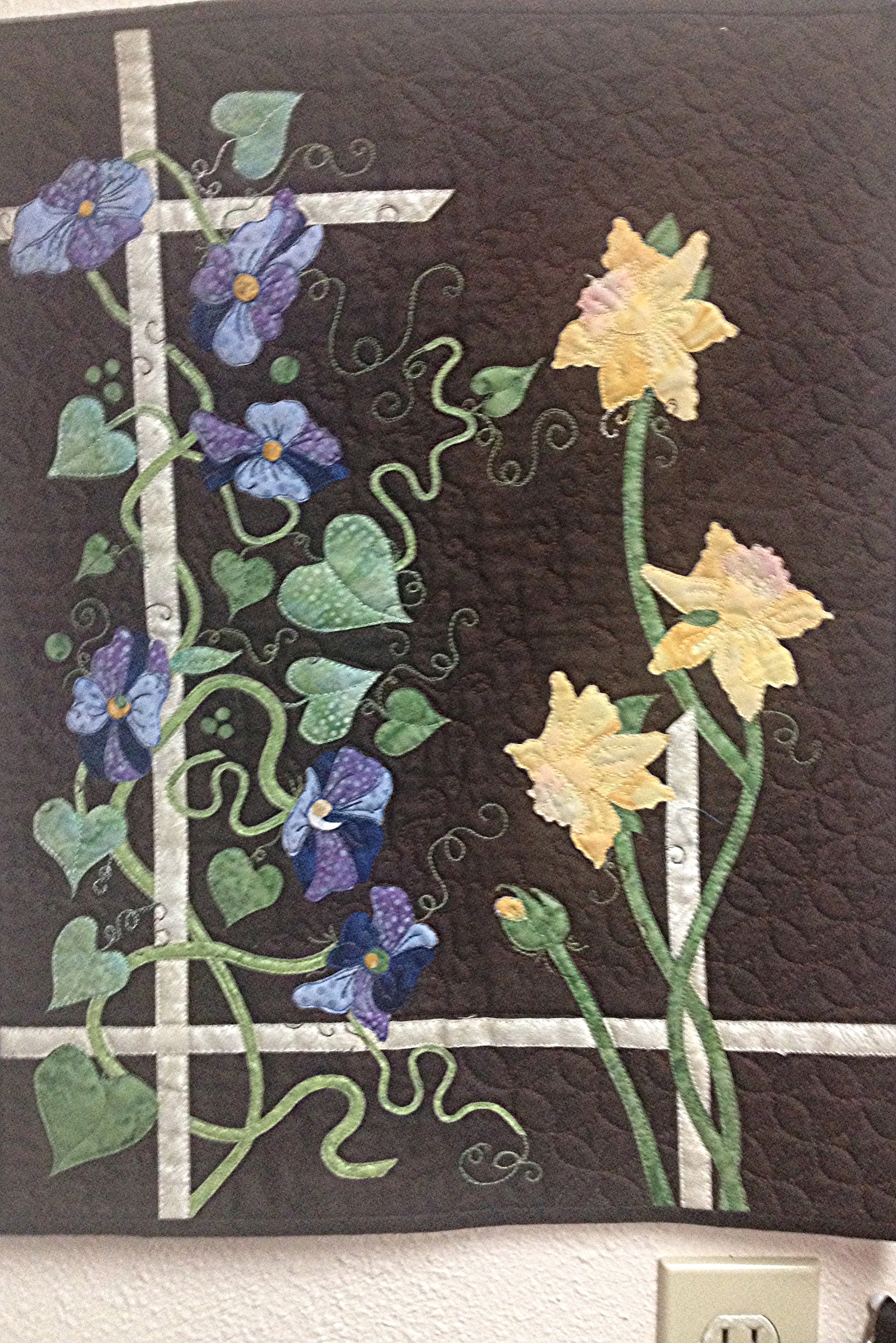Floral Machine Applique