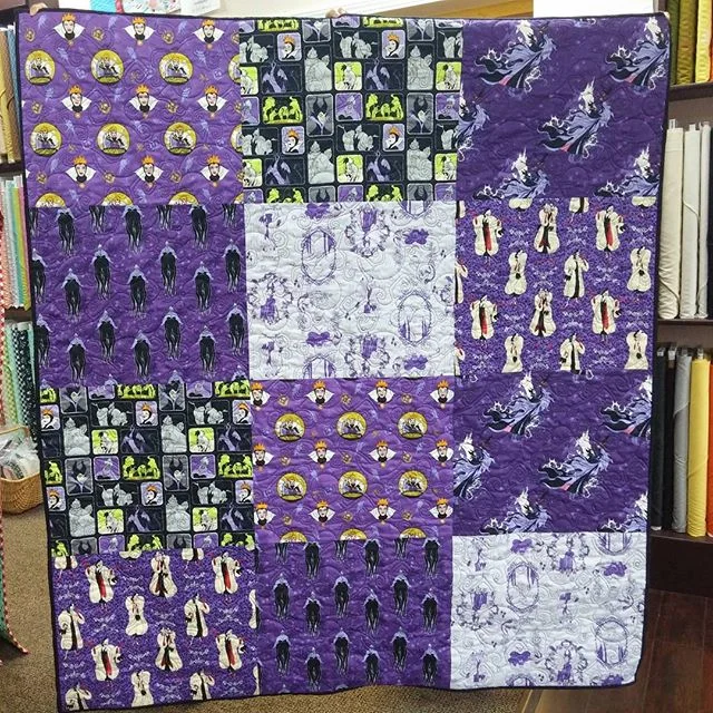 We have some new fabric that will make you scream! Come in and get a closer look. It's to die for 😈
#disneyvillans