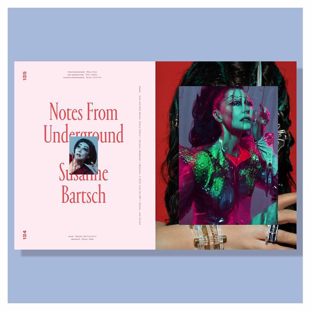 Susanne Bartsch in Posture Magazine 