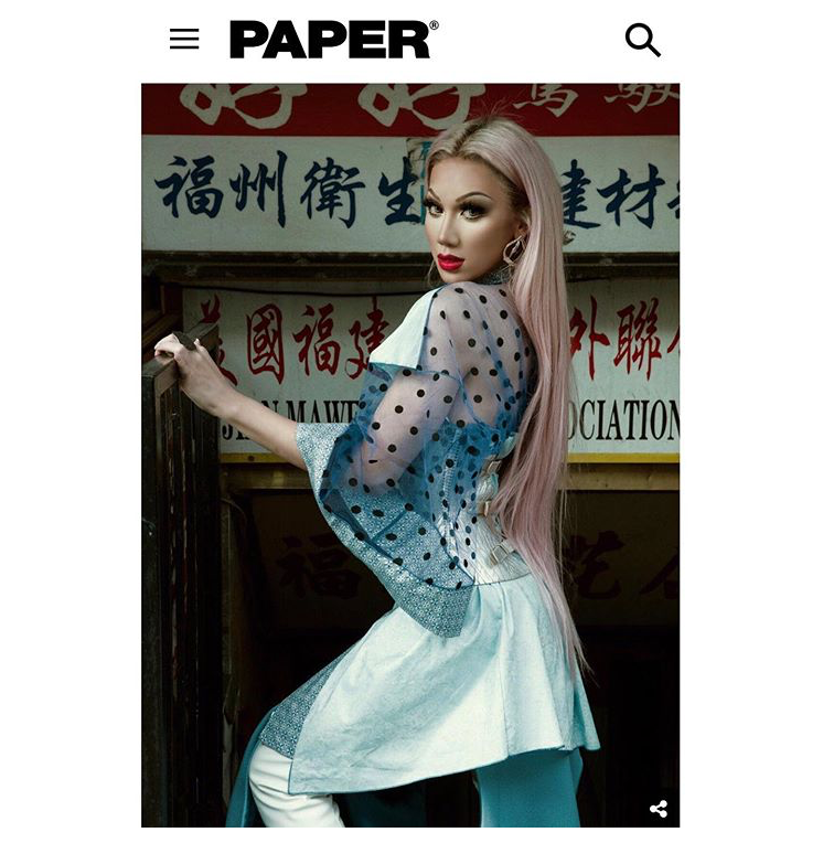 Plastique Tiara for Paper Magazine