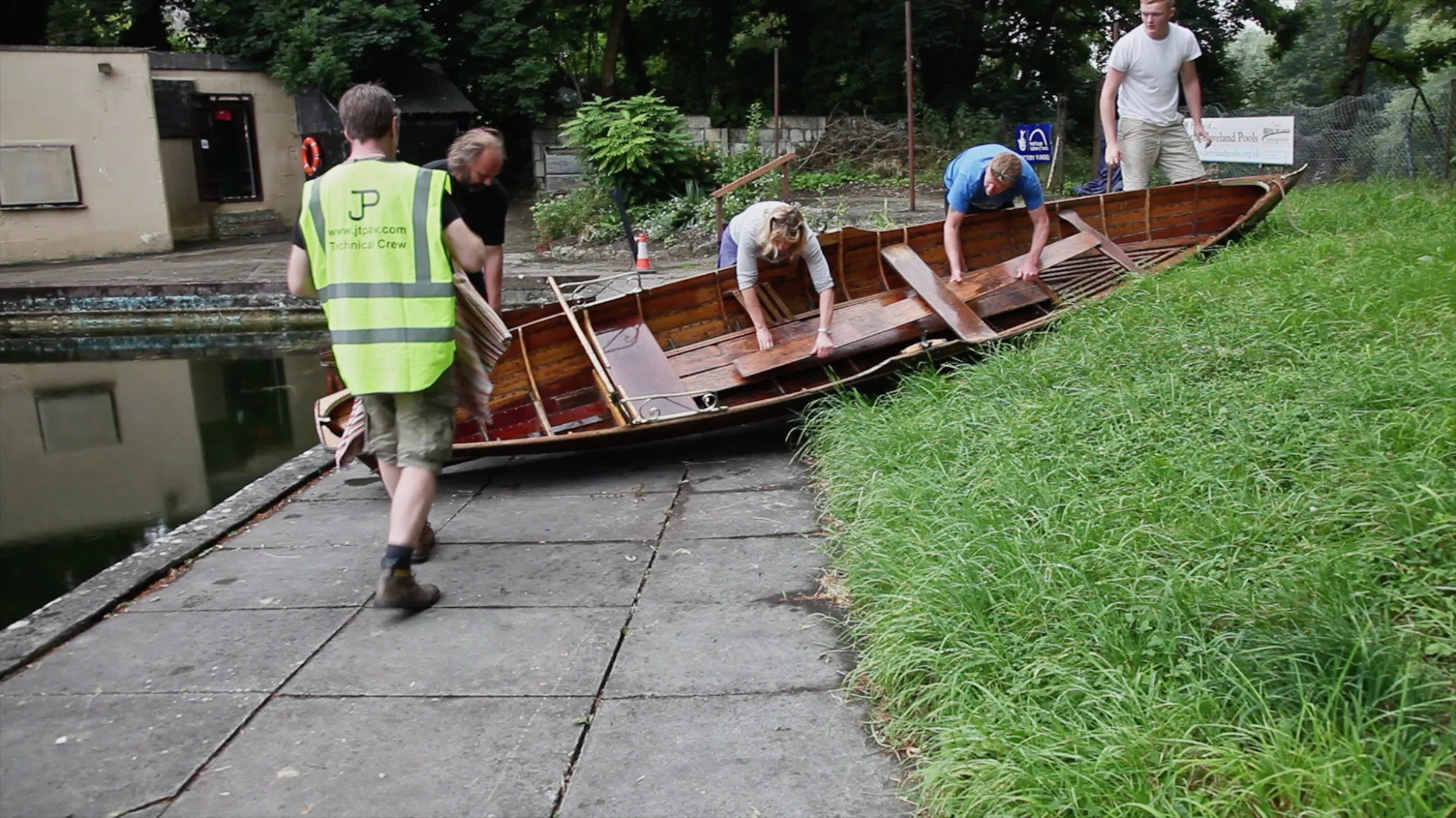 The Skiff.. hand built in the 1920's..