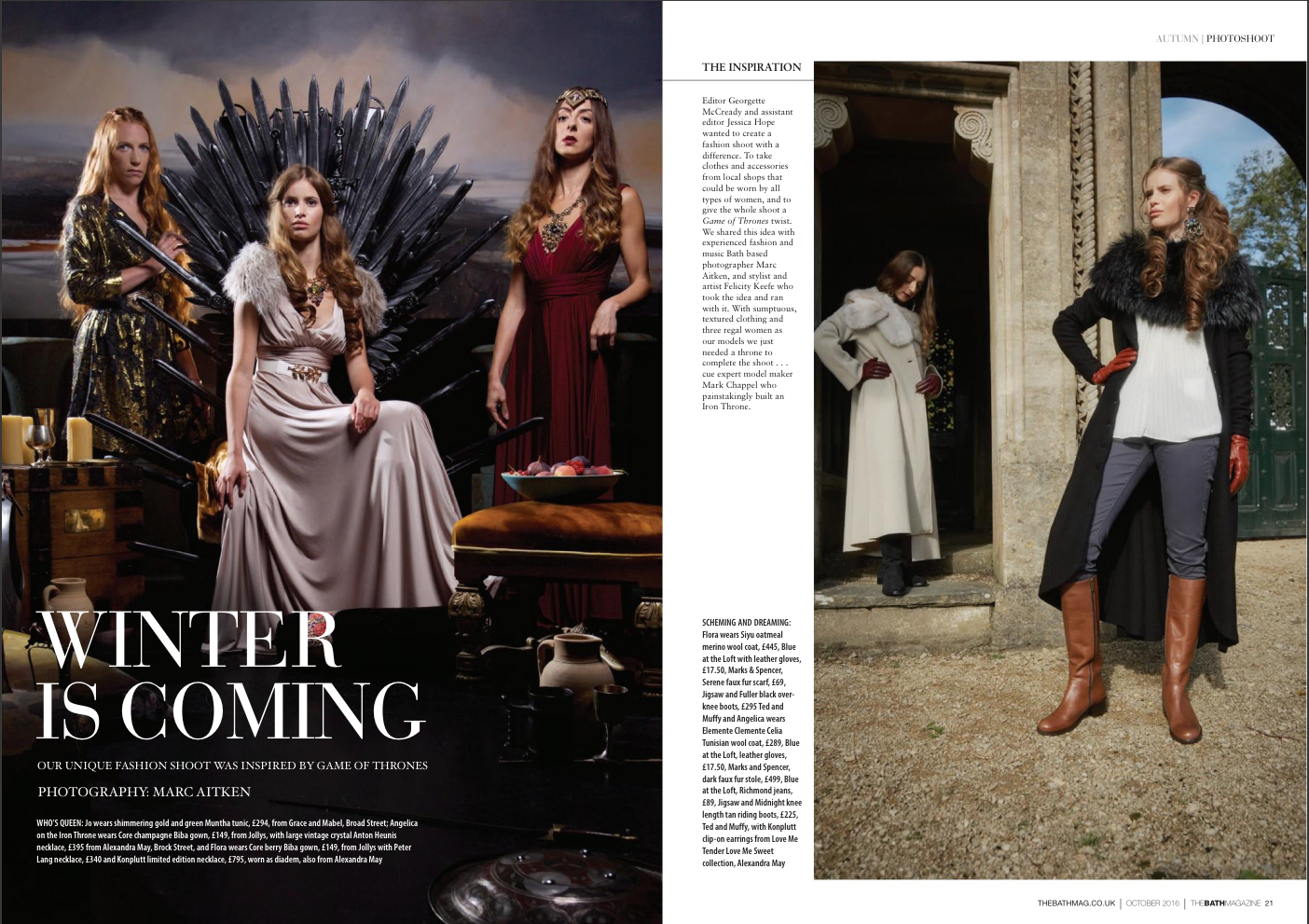 Copy of The Bath Magazine Winter Is Coming