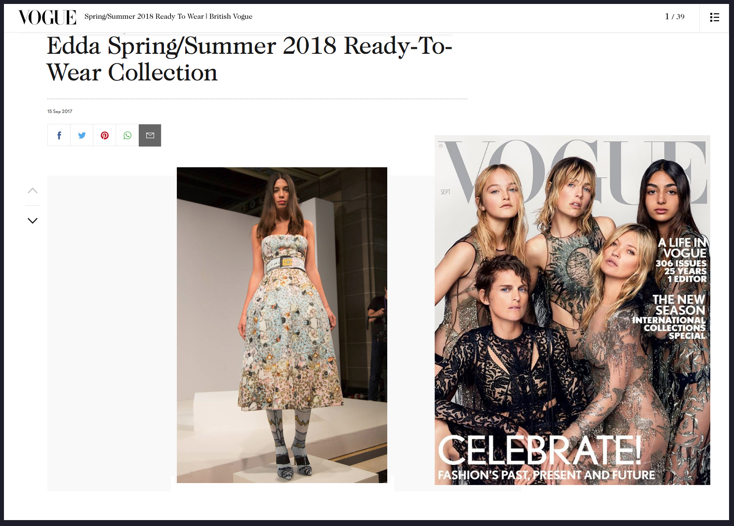 EDDA Spring Summer 2018 Vogue
