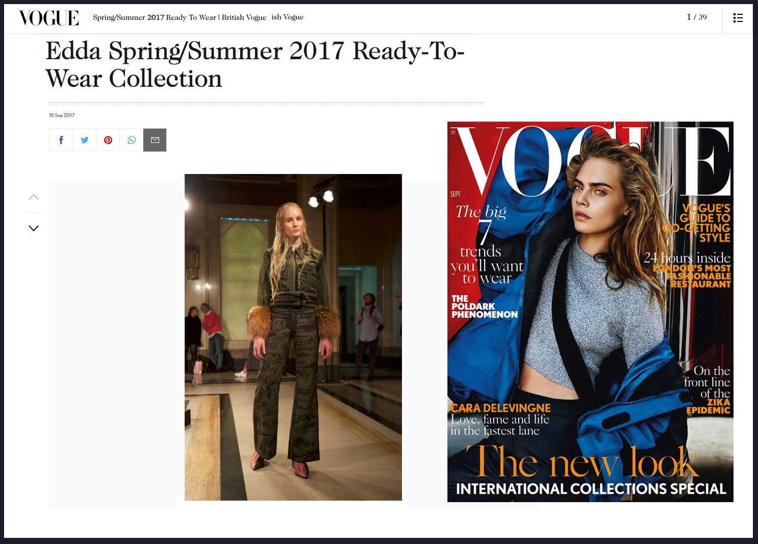 EDDA Spring Summer 2017 Vogue