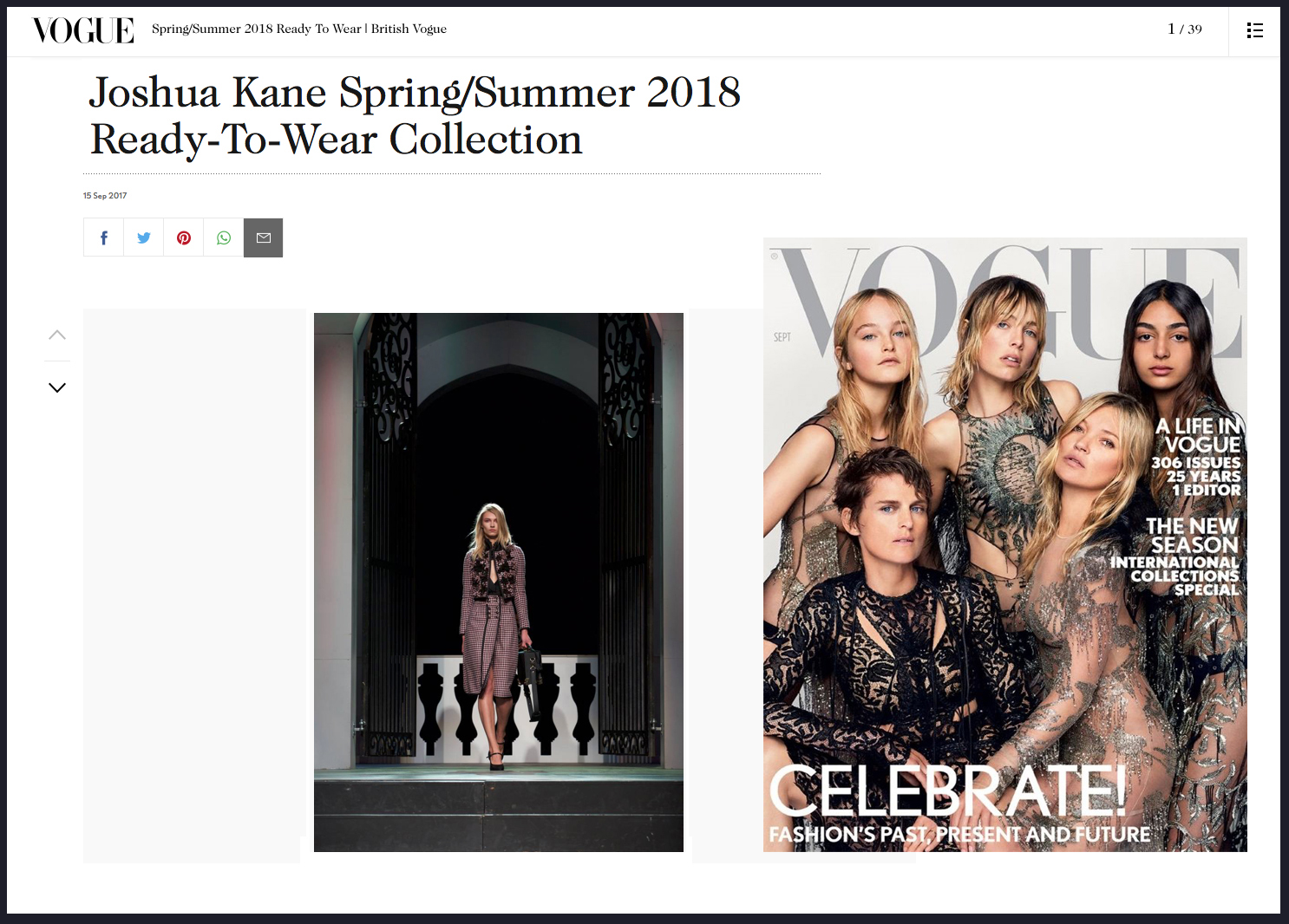 Copy of Joshua Kane Spring Summer 2018 Vogue