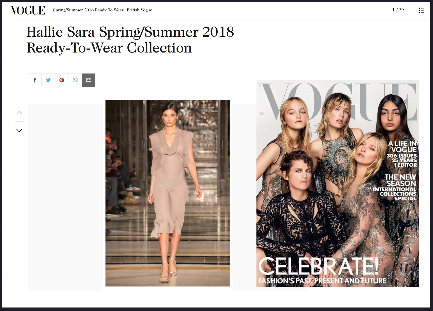 Hallie Sarah Spring Summer 2018 Vogue