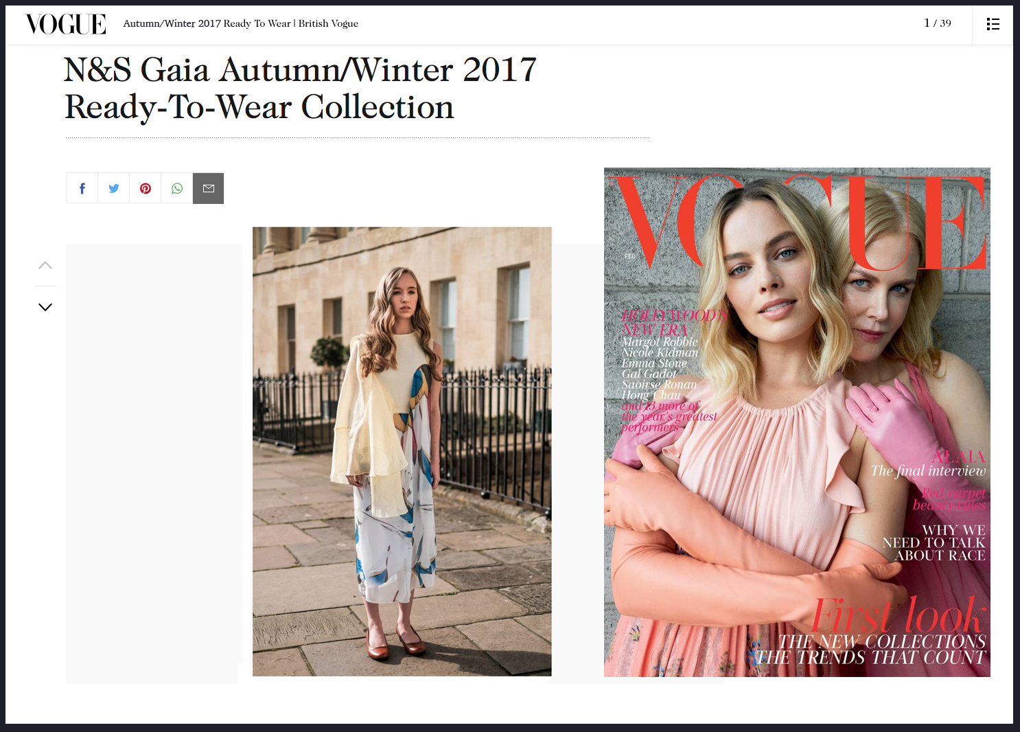 N&amp;S Gaia Autumn Winter 2017 Vogue