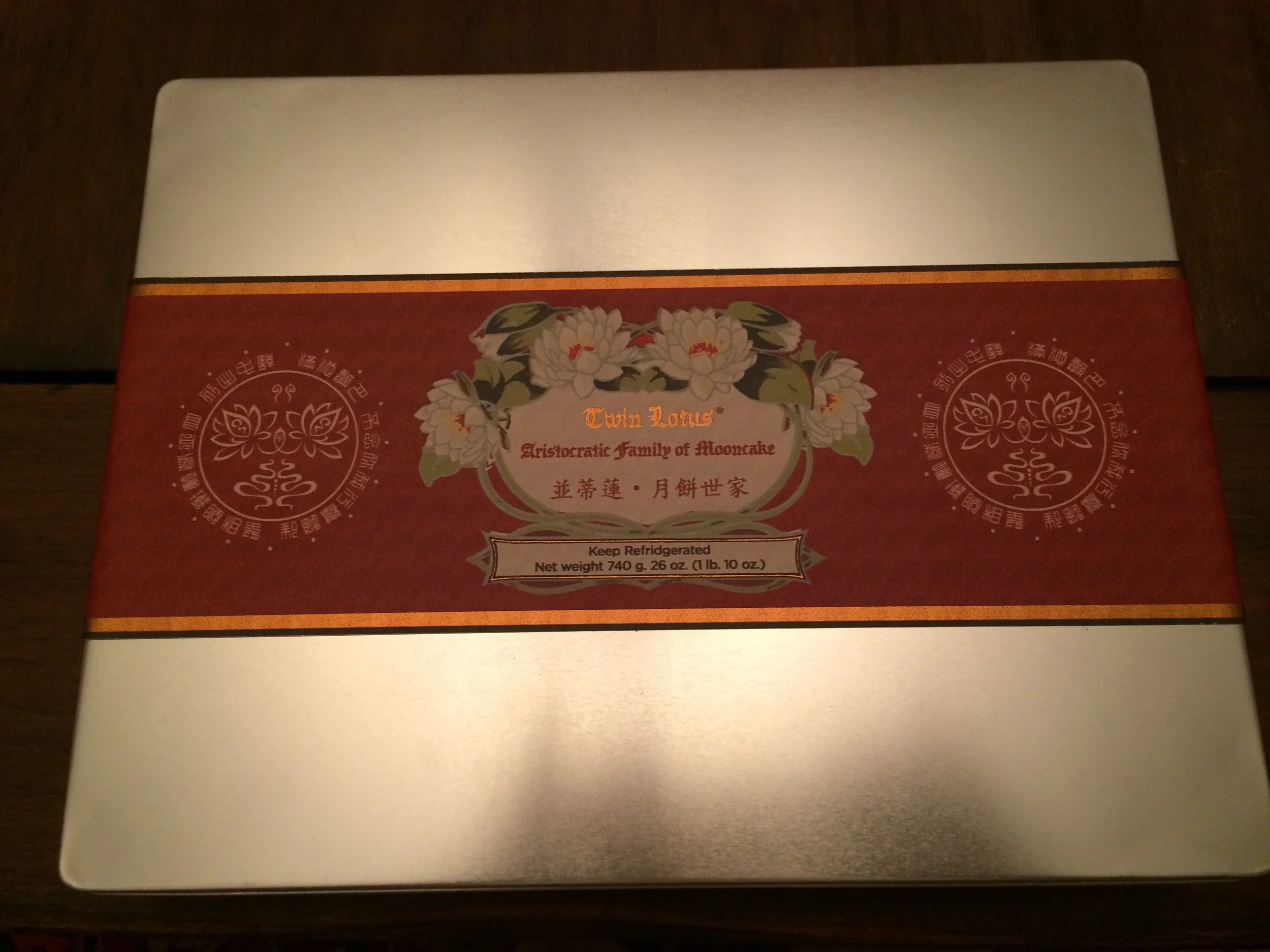 Twin Lotus - original mooncake label
