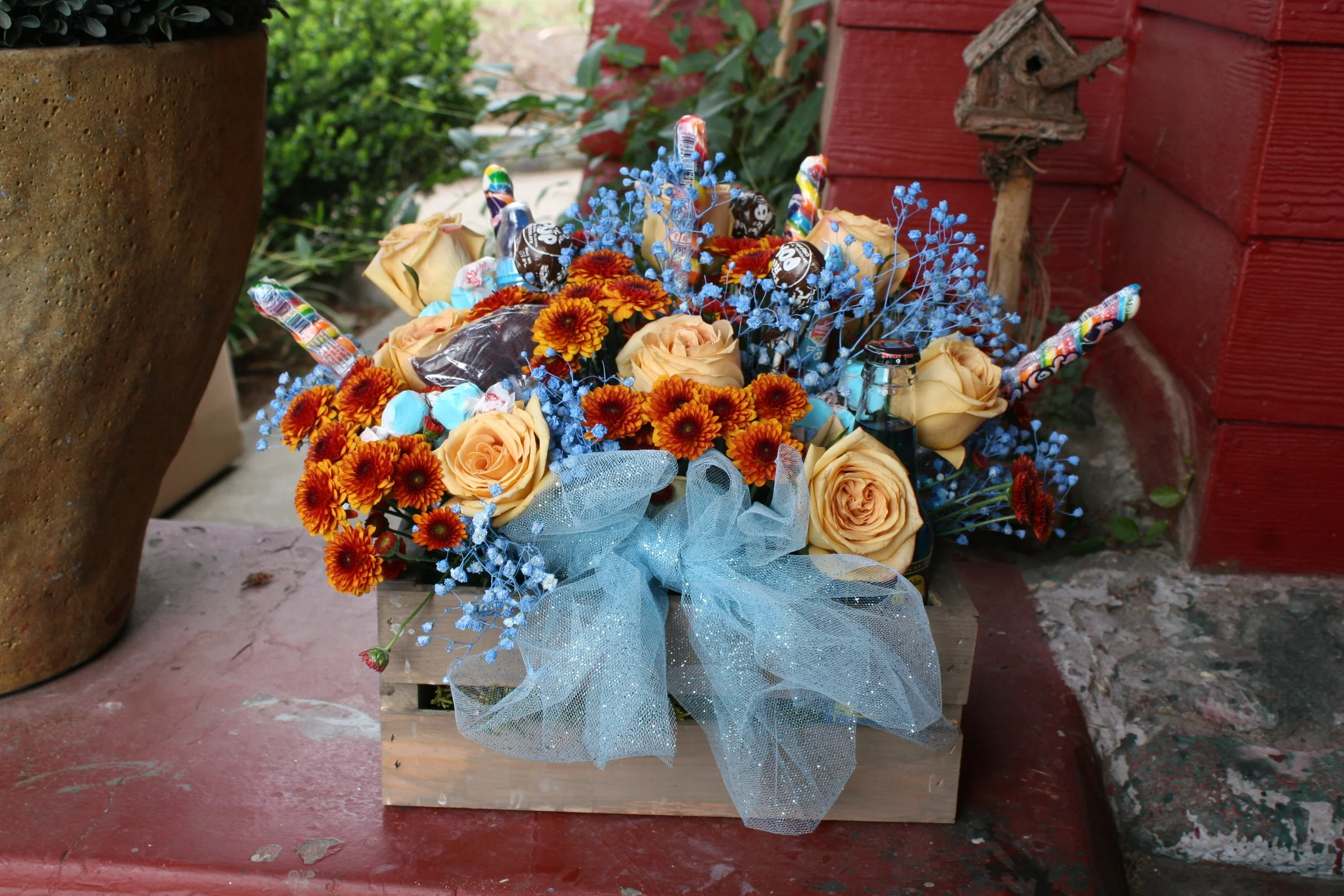  Candy floral arrangement 
