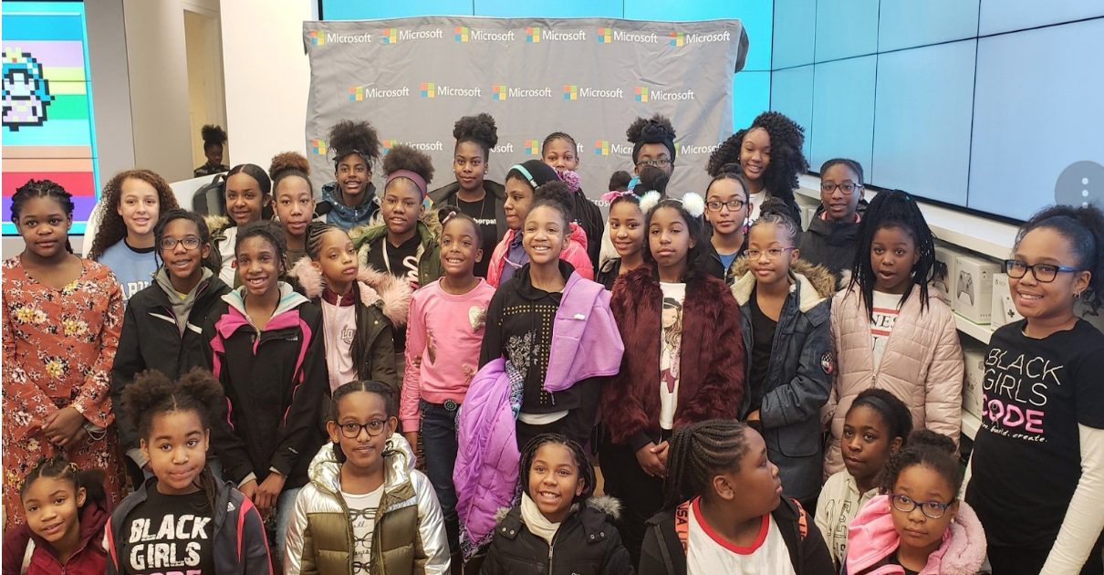 These girls attended a competition called Black Girls Code and learned a lot of new information from each other .