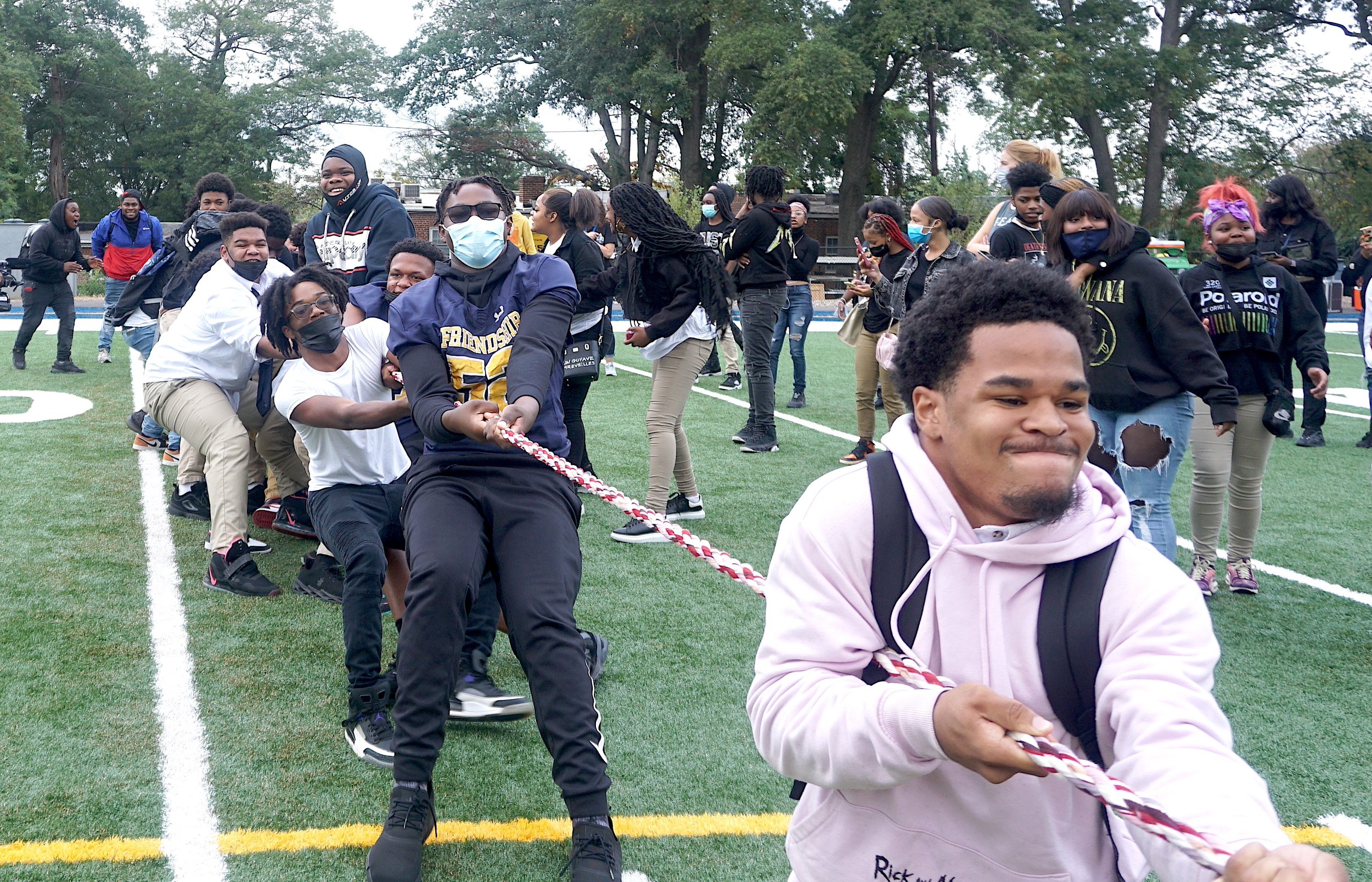 FCA scholars take to the field in an epic tug of war.
