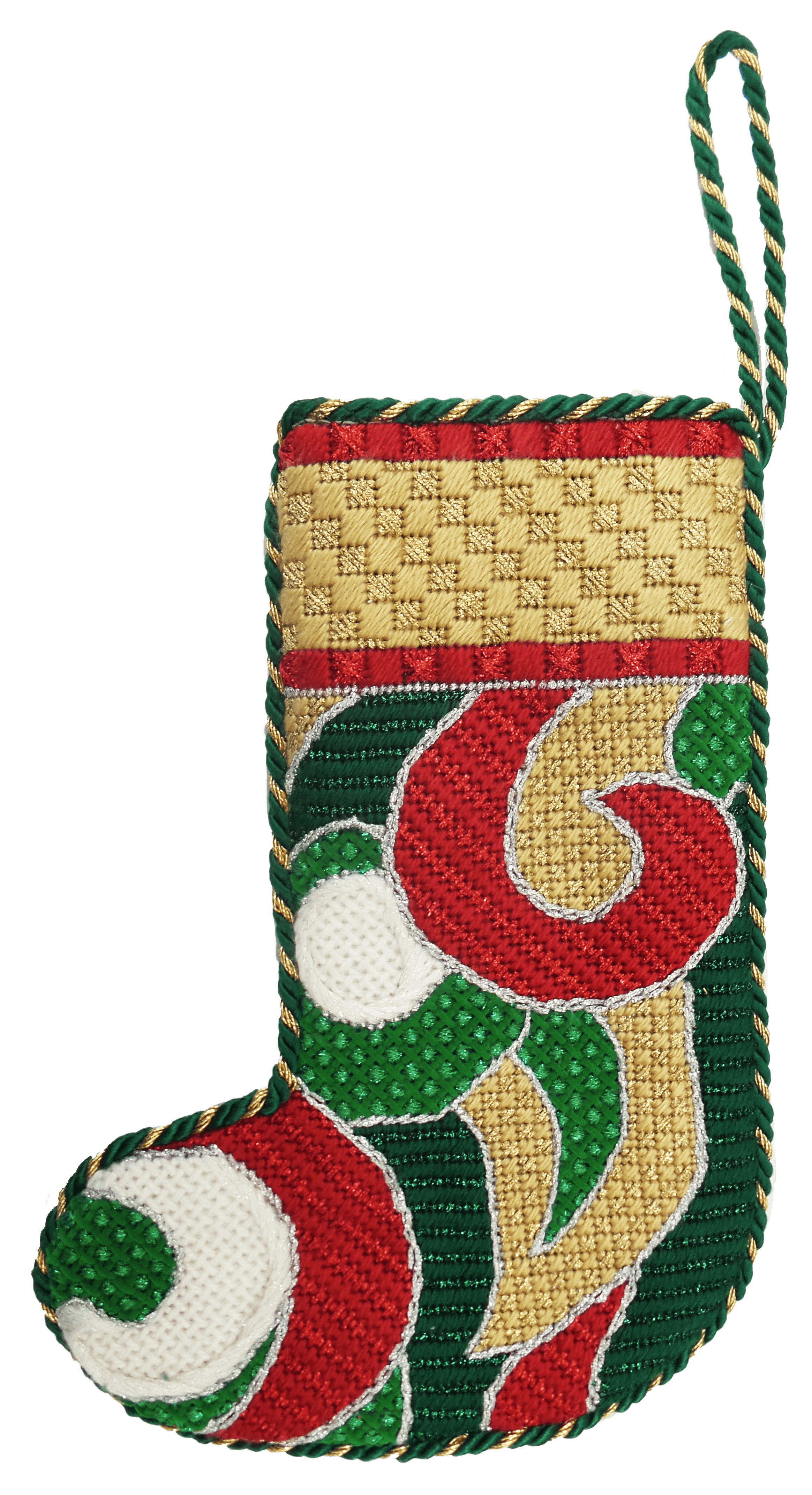 <img src="Needlepoint Christmas Stocking MS-11".png alt-"smstitches needlepoint christmas stocking">