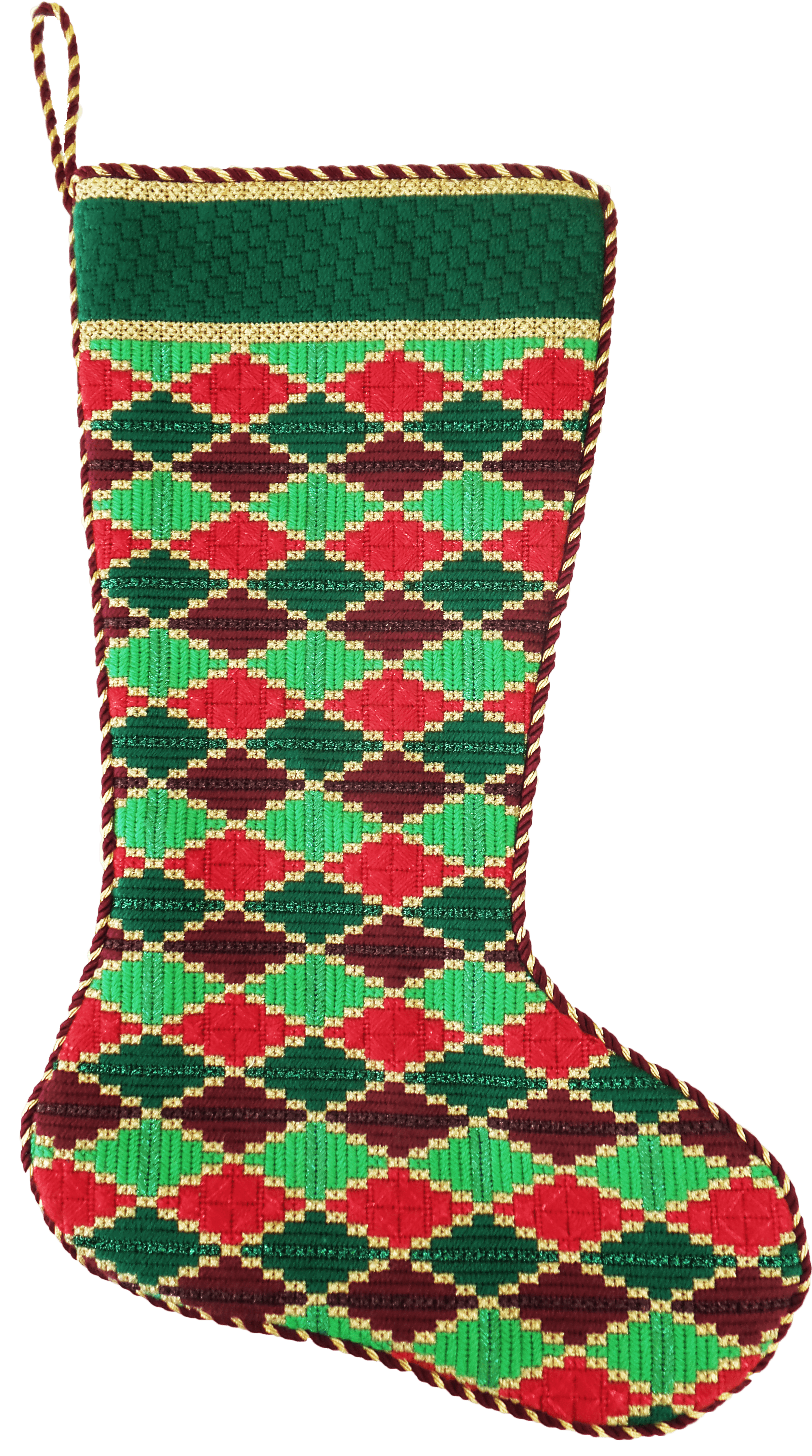 <img src="Needlepoint Christmas Stocking LS-09".png alt-"smstitches needlepoint christmas stocking">