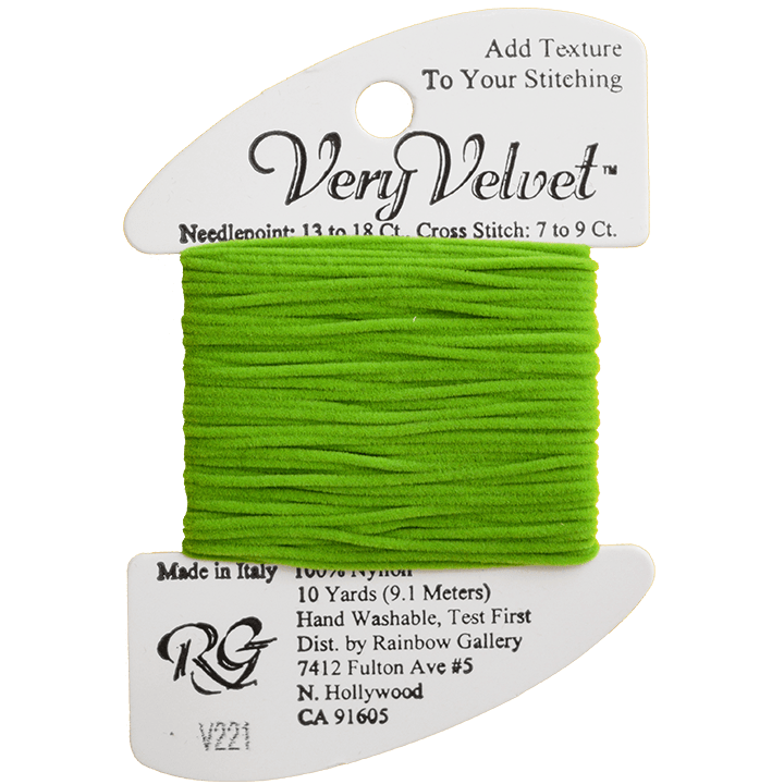 VELVET-V221 LITE GREEN — SMSTITCHES