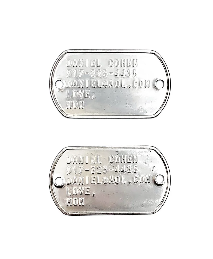 ID Plates — SMSTITCHES