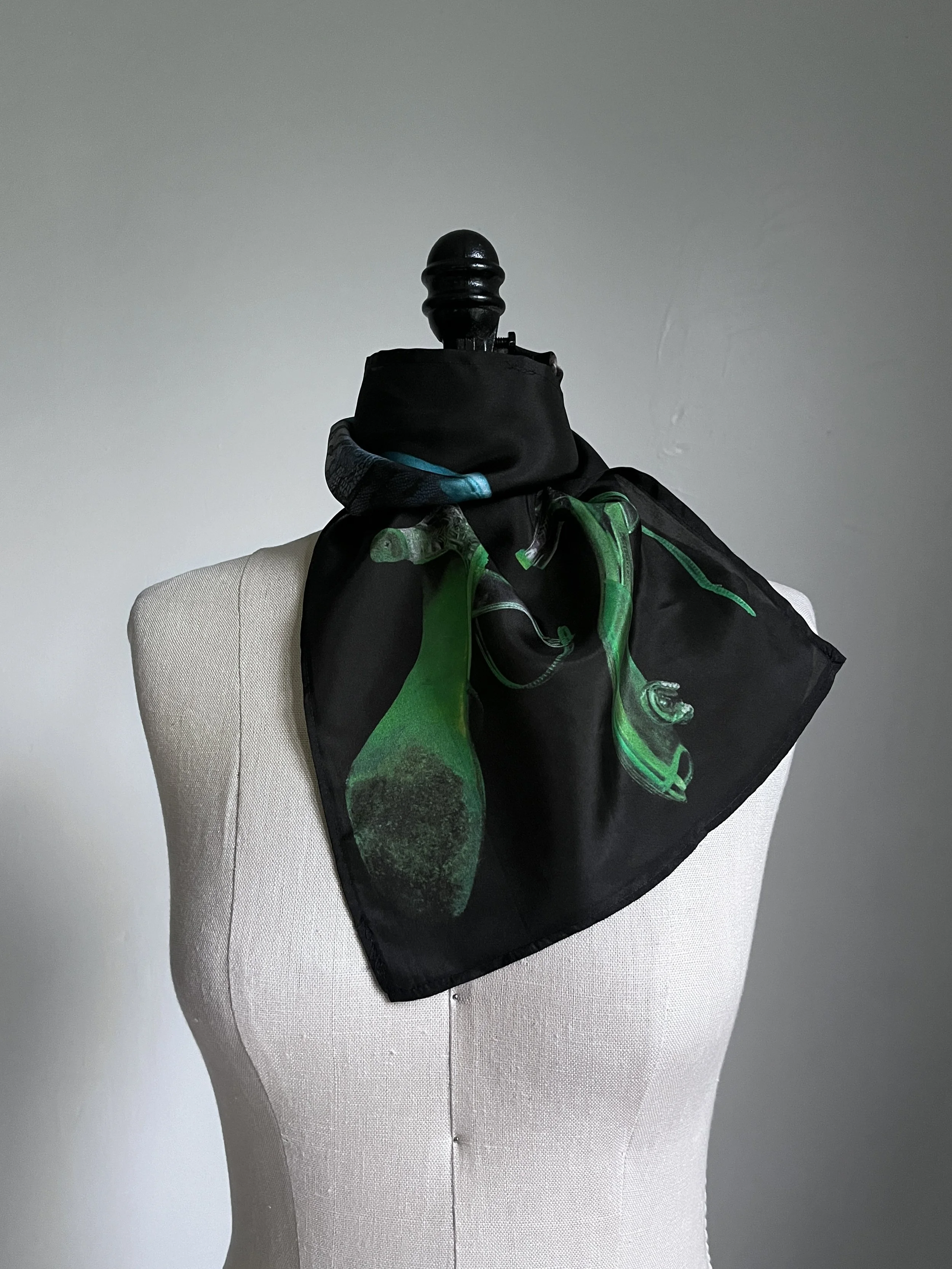 "Last Night" silk scarf