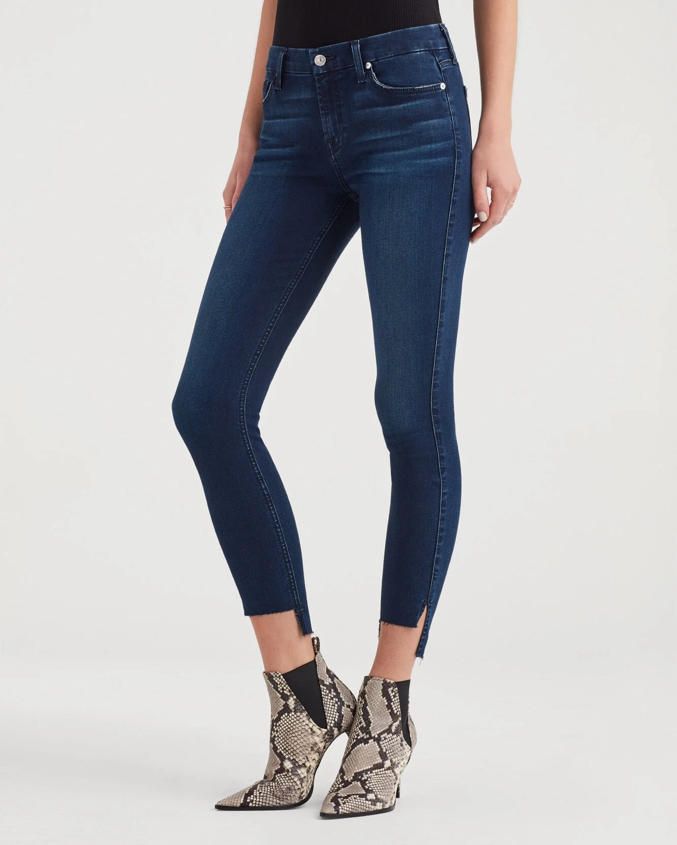7 For All Mankind: B(air) Ankle Skinny