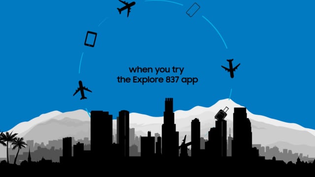 Samsung NY to LA Getaway Animation