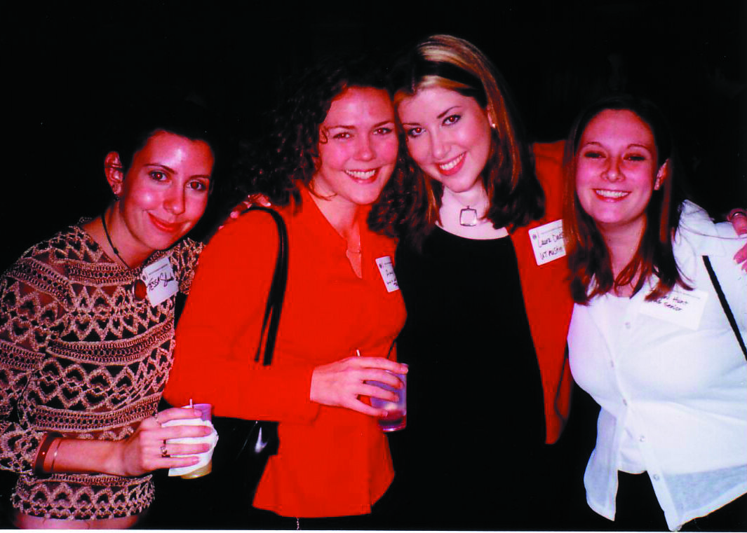 I thought I would be heading straight to NYC after college, but even after a successful recruiting trip with Texas Advertising Group (some of us shown here at an NYC reception) all the companies we met with were on a hiring freeze in 2002, the city still reeling from 9/11. So I headed west instead.
