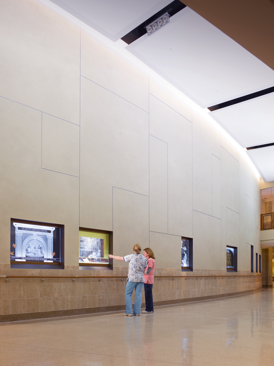 St Joseph Medical Center — History & Heritage Walls — Amri Studio