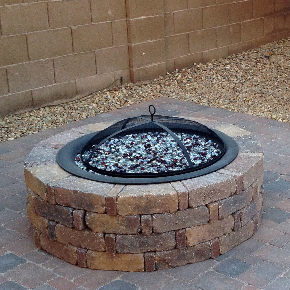 Diy Propane Fire Pit Stuffandymakes Com, How To Build A Propane Fire Pit