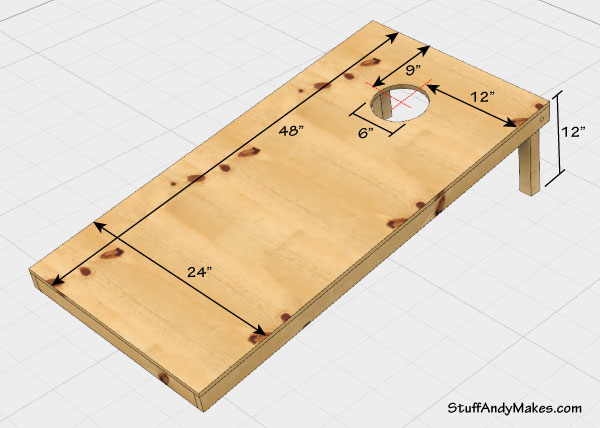 DIY Cornhole Game Set — StuffAndyMakes.com