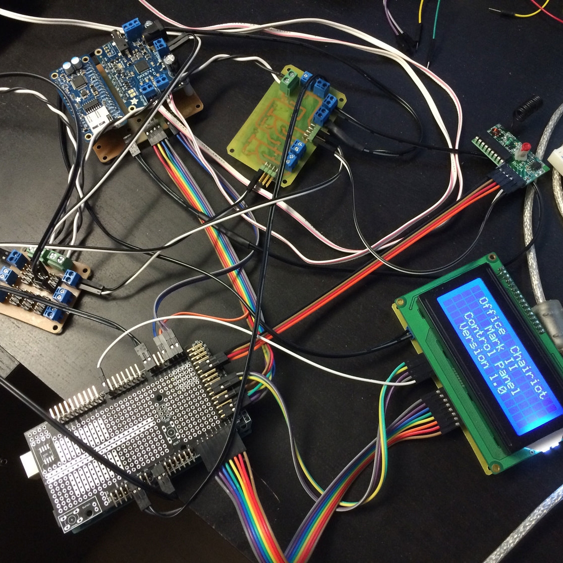 December 2014 Office Chairiot Mark II Update: Electronics A Plenty!