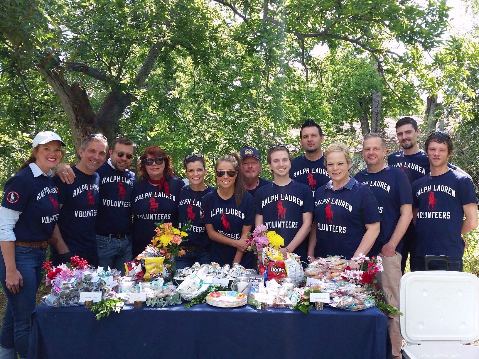 The Ralph Lauren crew and the most incredible brunch buffet South Dallas has ever seen.