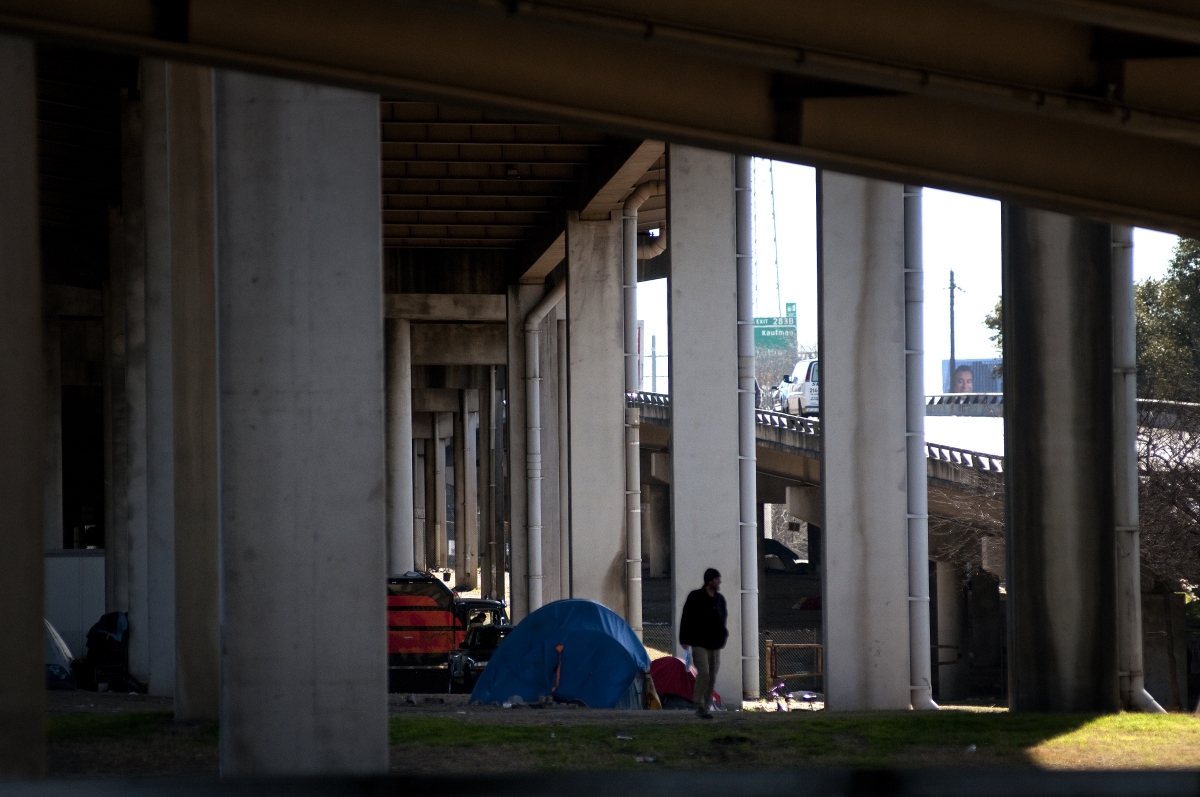 The original "Tent City." Photo by Christena Dowsett.
