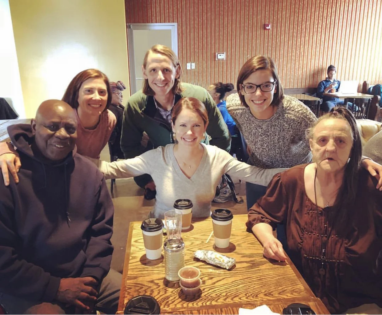 Celebrating Mr. B’s 67th birthday with breakfast tacos, coffee, and good friends!