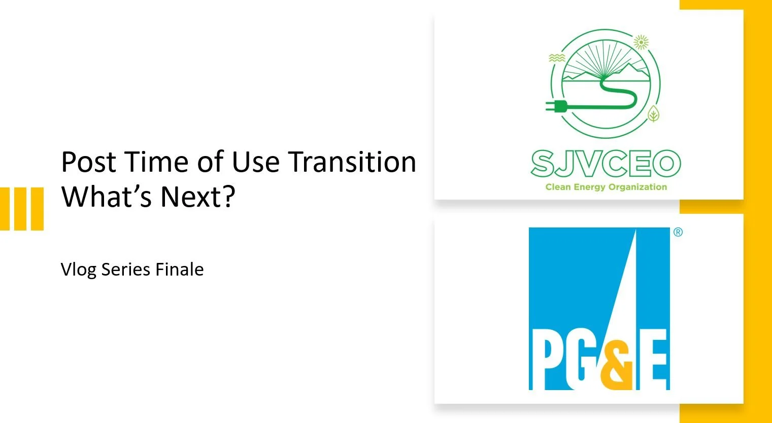 PG&amp;E and SJVCEO | Vlog Series Finale!