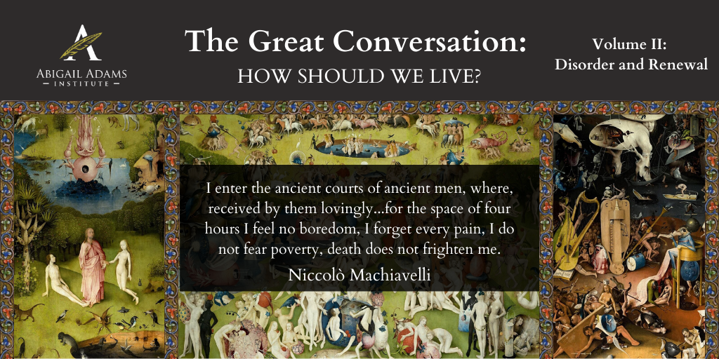 The Great Conversation: How Should We Live?