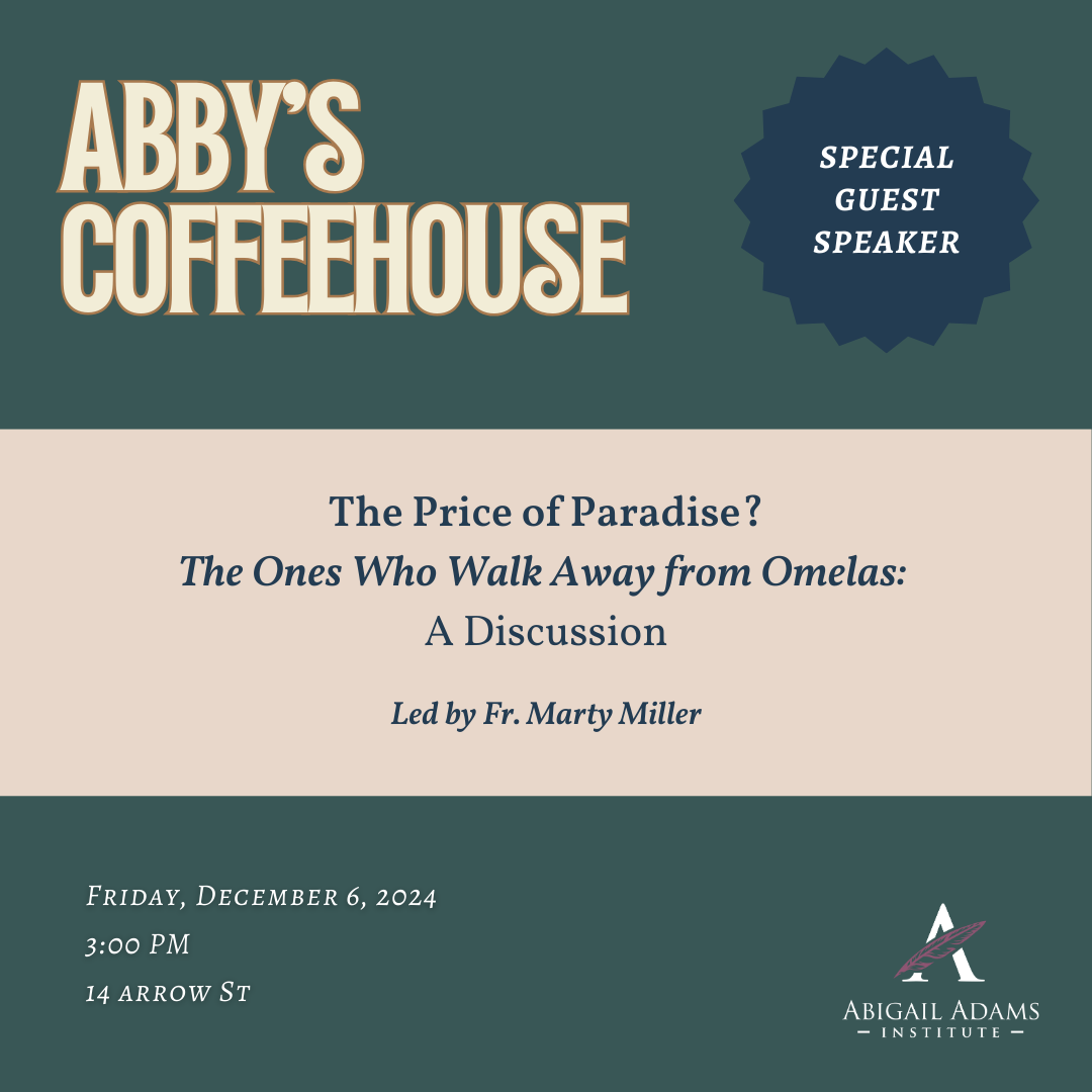Abby's Coffeehouse: “The Ones Who Walk Away from Omelas” Discussion