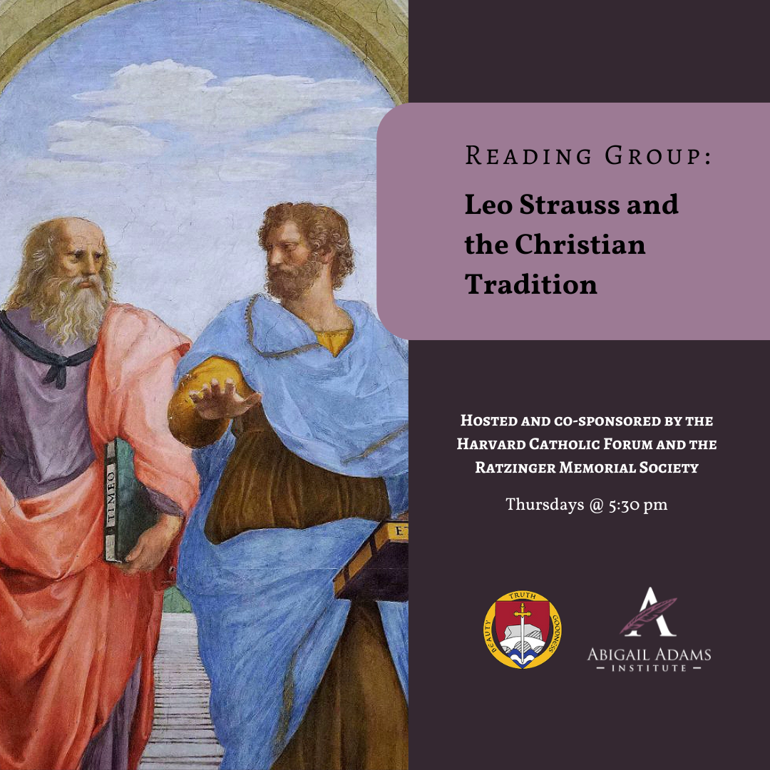 Reading Group: Leo Strauss and the Christian Tradition