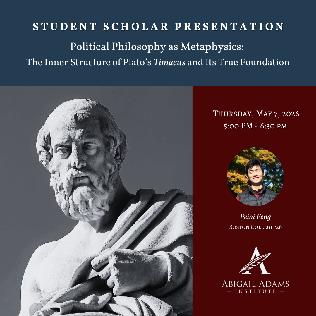 Student Scholar Presentation: Peini Feng (BC '26)