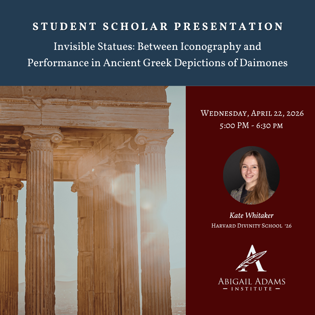 Student Scholar Presentation: Kate Whitaker (HDS '26)