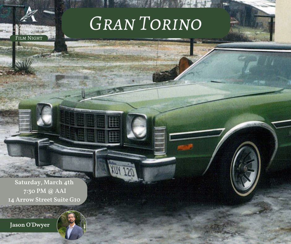 Gran Torino — The Abigail Adams Institute