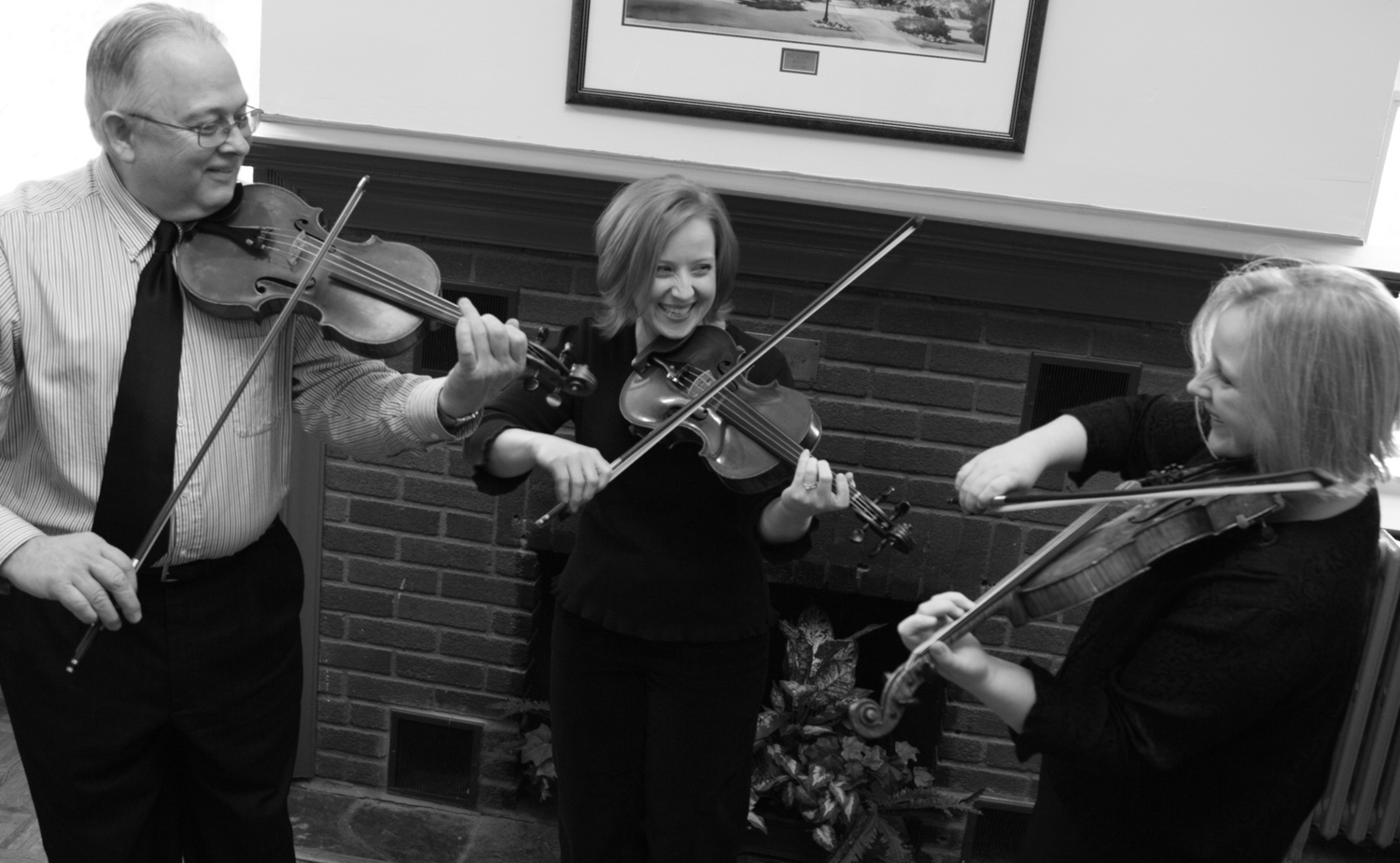 Don Woodcock (fiddle), Rebecca Koehler (fiddle), Gretchen Koehler (fiddle)