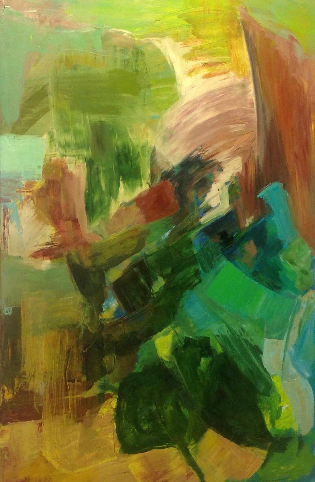 "In Flight" by Ola Aldous (52" x 31")